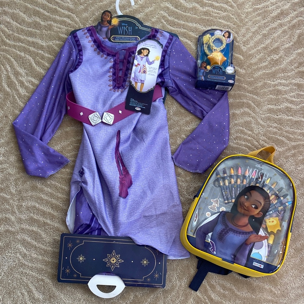 Disney “Wish” “Asha” Adventure Dress bundle